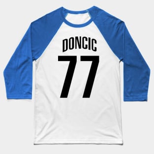 Dallas Doncic 77 Baseball T-Shirt